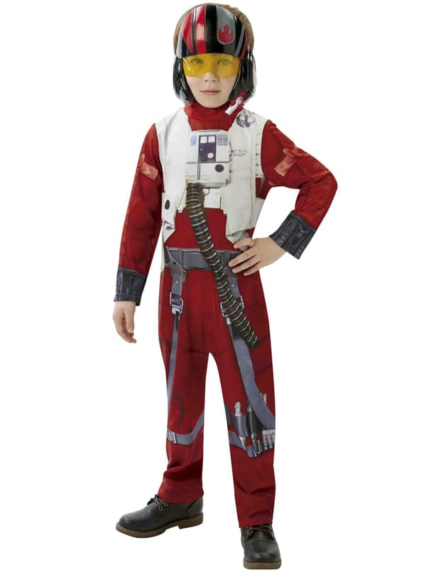 Pilot X-Wing kostume til drenge - Star Wars Episode VII 5-6 years
