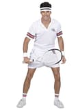 Miniatyrbild 2 av 8: Tennisspelare Maskeraddräkt Herr