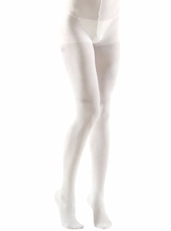 Hvit Tights med Glitter One size