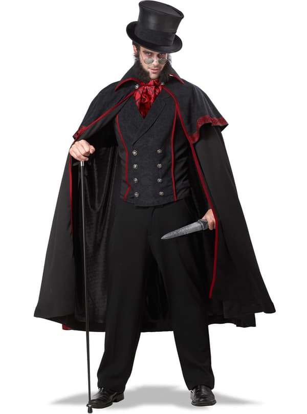 Jack the Ripper Kostyme til Menn M