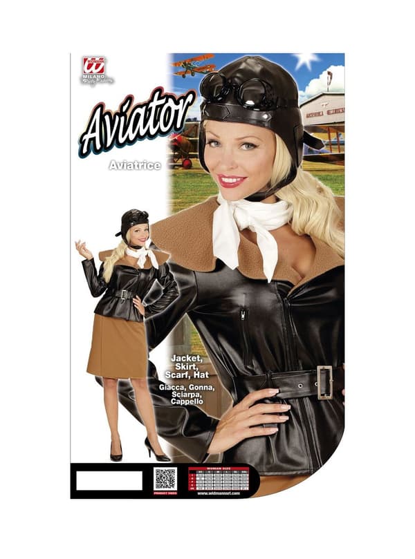 Retro stewardessekostume til kvinder