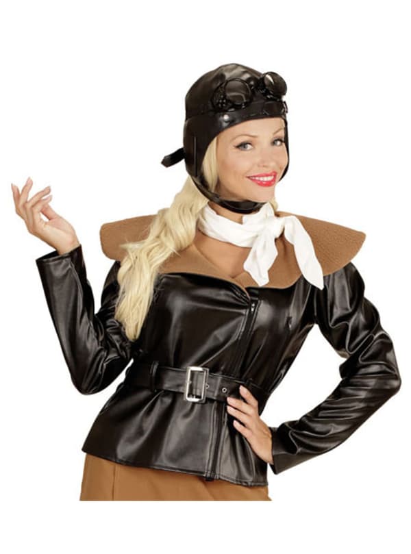 Flygpilot Retro maskeraddräkt Dam M