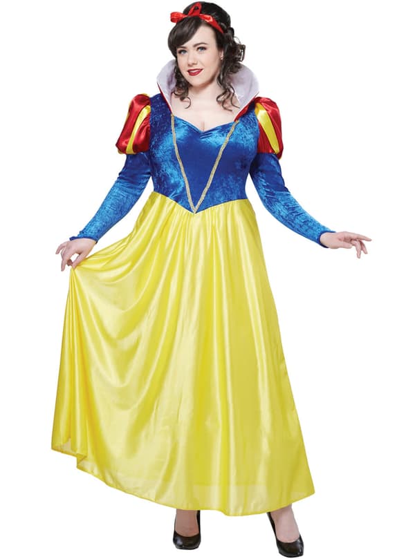 Sneprinsesset plus size kostyme til Dame