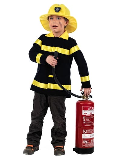 Brandmandsofficer kostume til børn