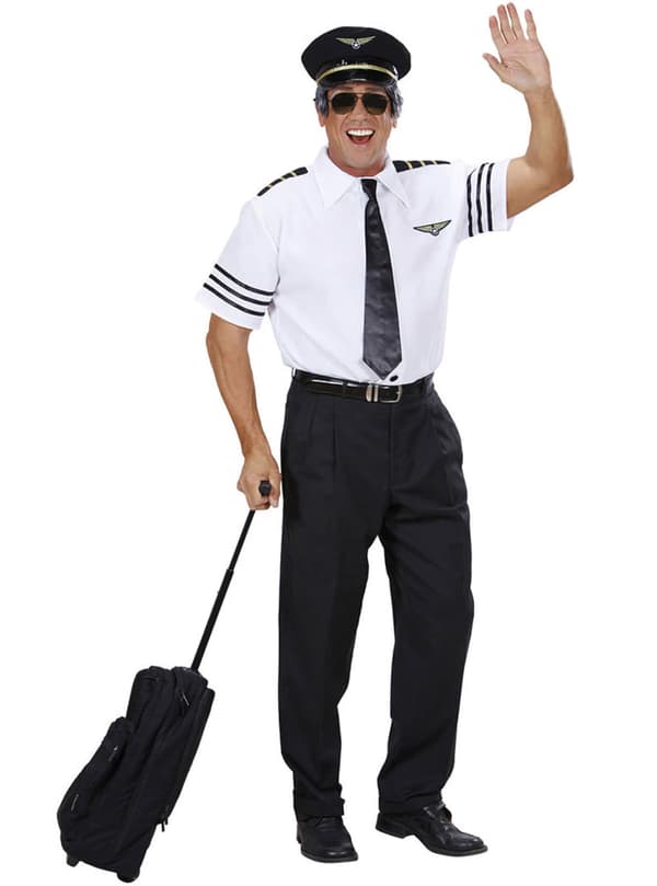 Maskeraddräkt Flygpilot vuxen L