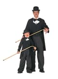 Miniatyrbild 2 av 6: Maskeraddräkt Charles Chaplin barn