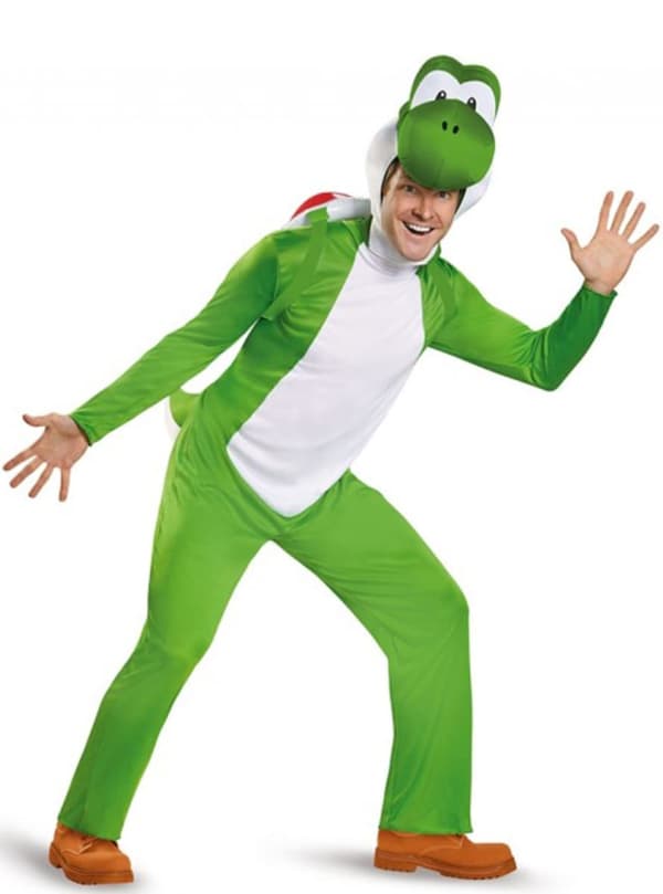 Yoshi kostume deluxe til mænd Standard