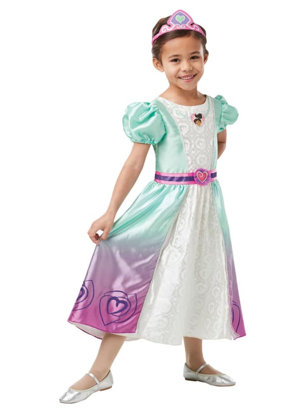Maskeraddräkt Nella deluxe barn - Nella En Modig Prinsessa