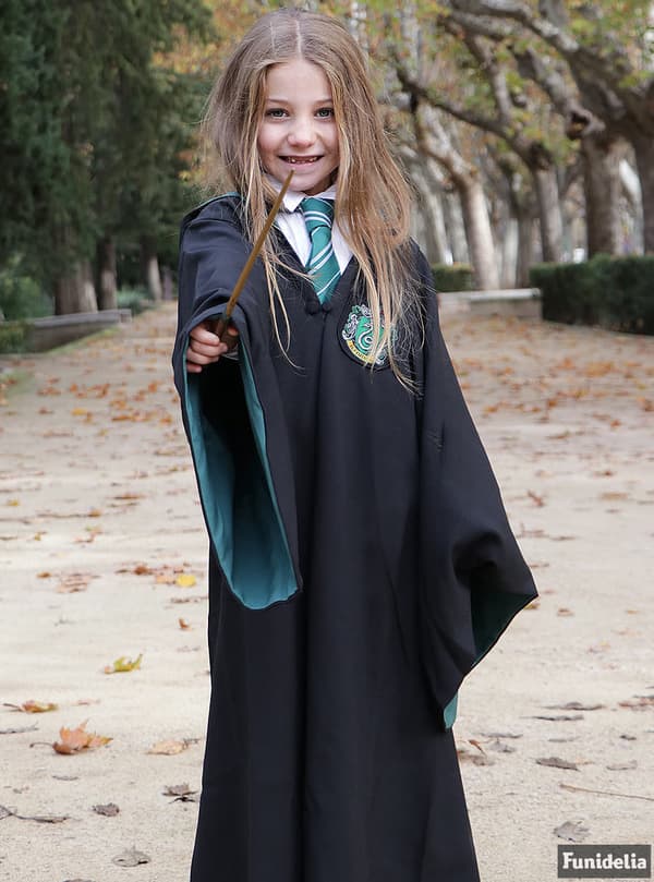 Slytherin Deluxe Kappe til Børn (Officiel Samler Replika) - Harry Potter