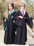 Miniatyrbillede 11 af 11: Slytherin Deluxe Kappe til Børn (Officiel Samler Replika) - Harry Potter