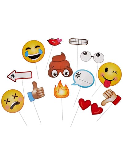 13 premium emoji fotoprops