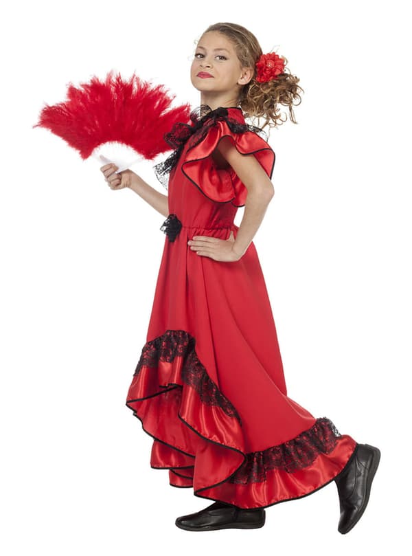 Carmen the Sevillian kostume til piger