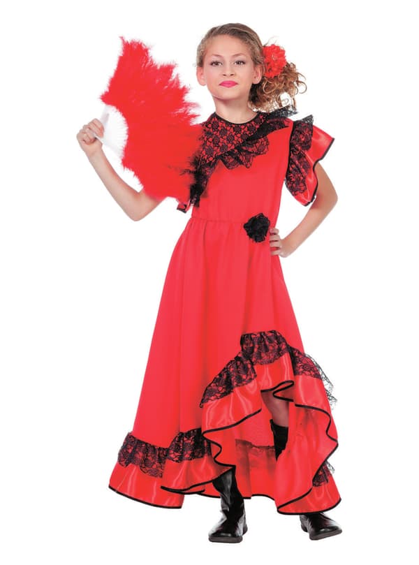 Carmen the Sevillian kostume til piger