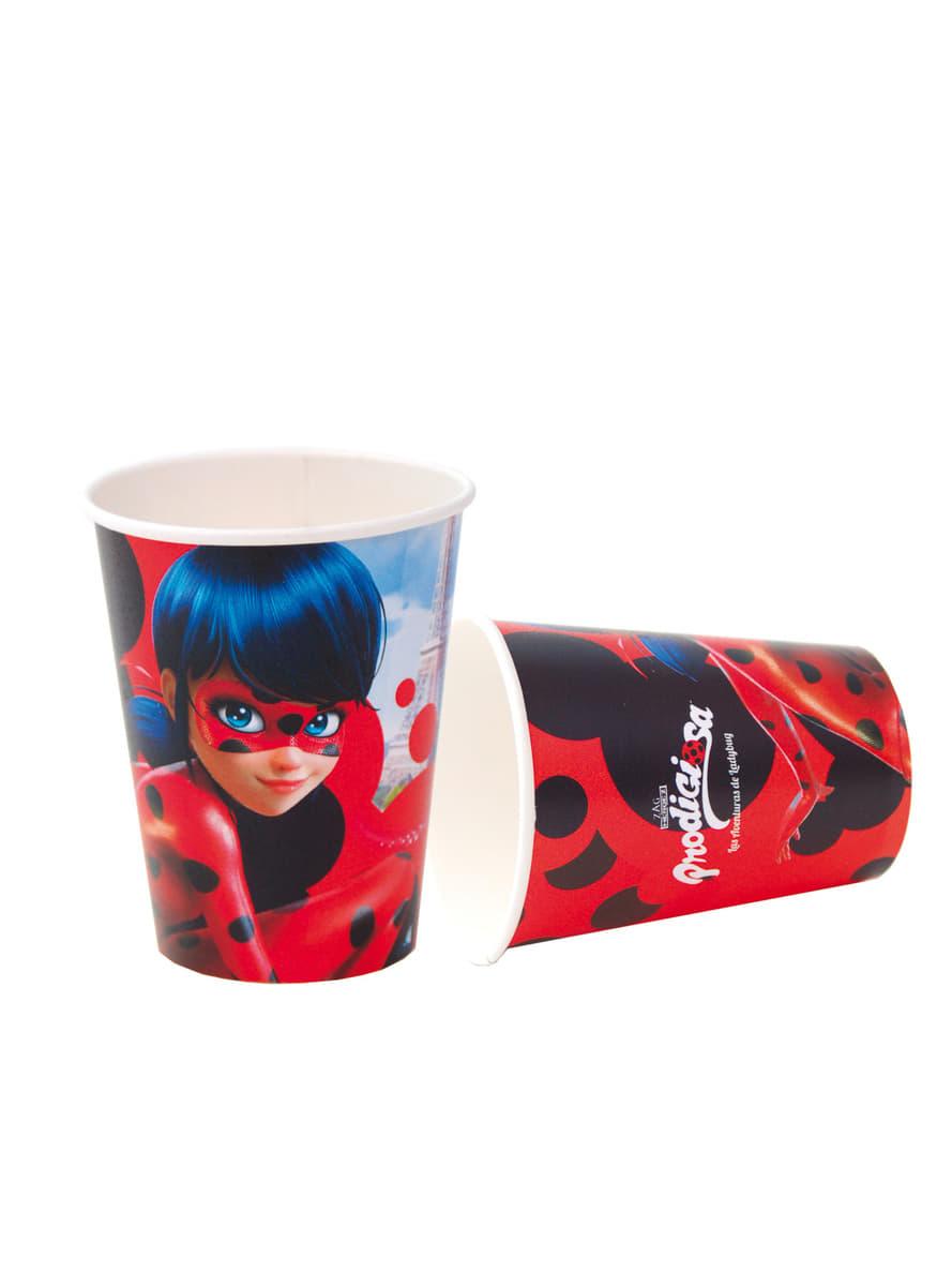 8 stk. Miraculous: Ladybug & Cat Noir på eventyr krus