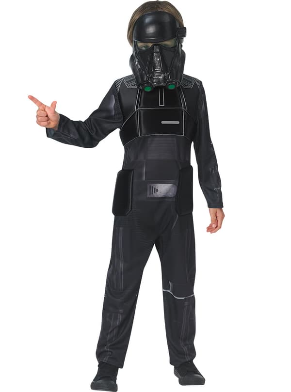 Maskeraddräkt Death Trooper Star Wars Rogue One deluxe för barn 5-6 years