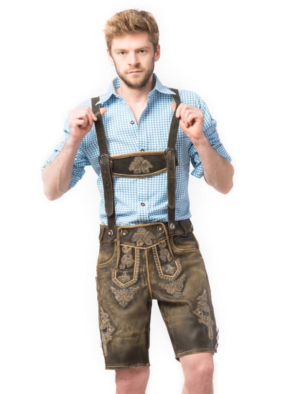 Retro Lederhosen til mænd 56