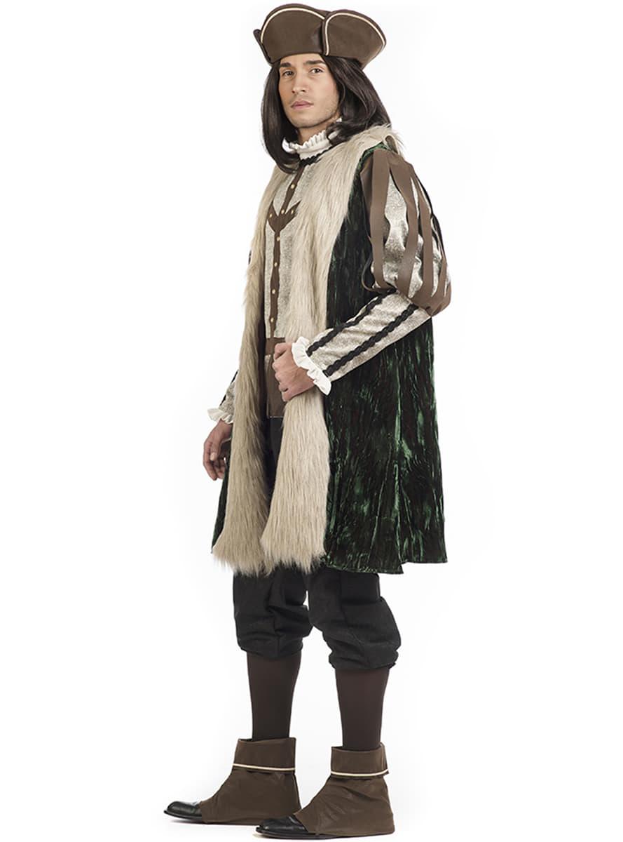 Christopher Columbus kostume til mænd