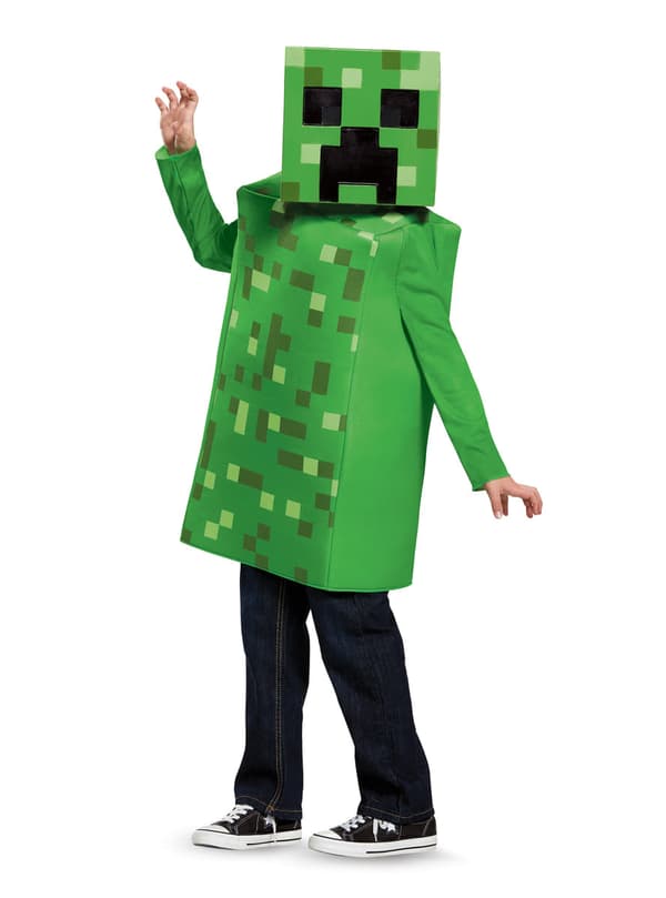 Minecraft Creeper Kostyme for barn