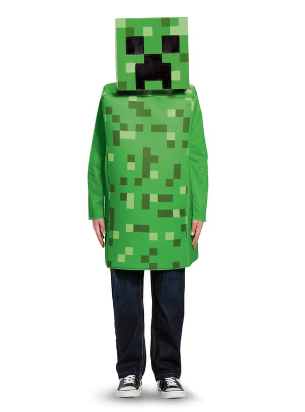 Minecraft Creeper kostume til børn 4-6 years