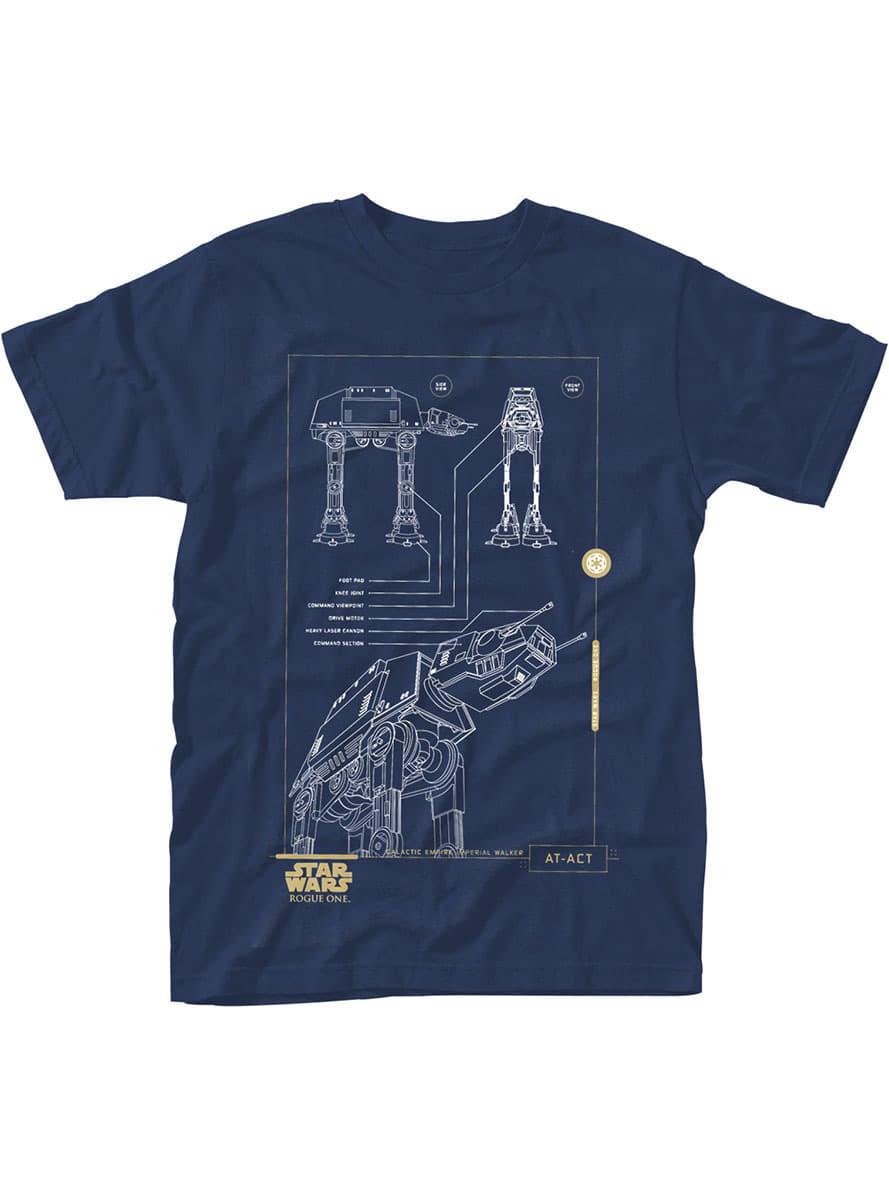 Sininen Star Wars: Rogue One t-paita
