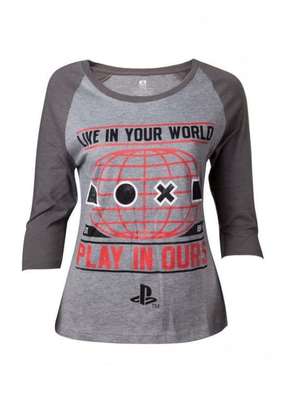 Top PlayStation grå dam M