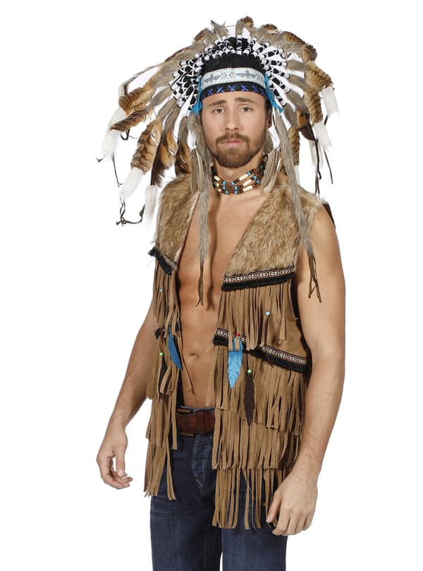 Indianer vest til mænd