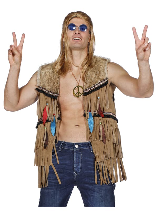 Indianer vest til mænd