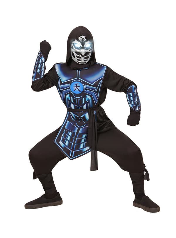 Lasten sininen Ninja-asu