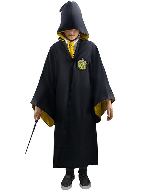 Hufflepuff Deluxe kappe til børn - Harry Potter