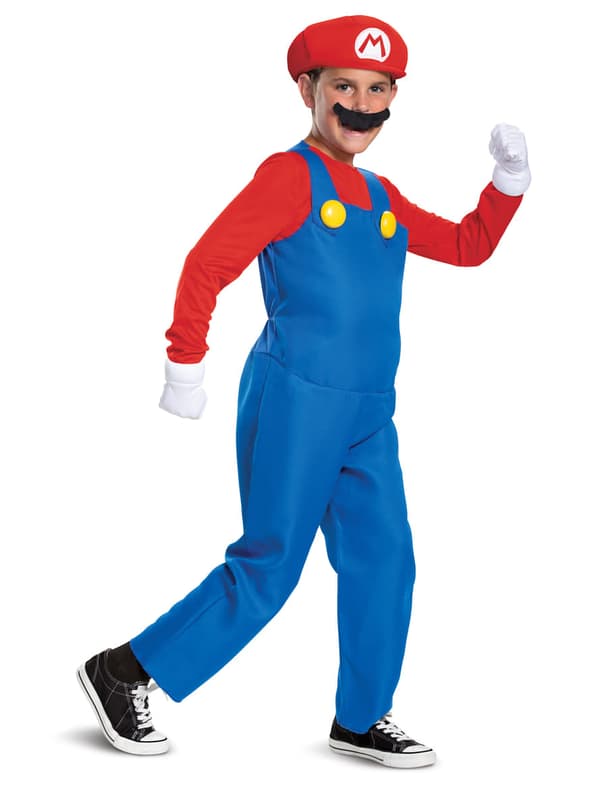 Prestige Mario Bros kostume til drenge 10-12 years