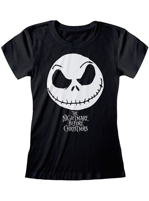 Jack Nightmare before Christmas T-shirt svart för henne XXL