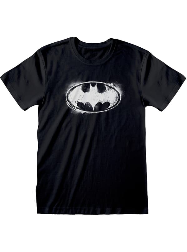 Batman logo t-paita miehille mustana - DC Comics S