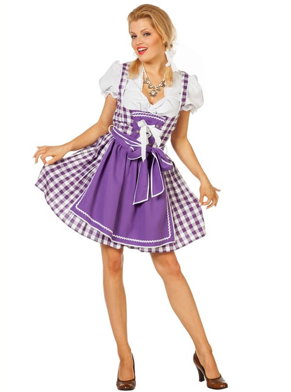 Dirndl Oktoberfest för henne S-M