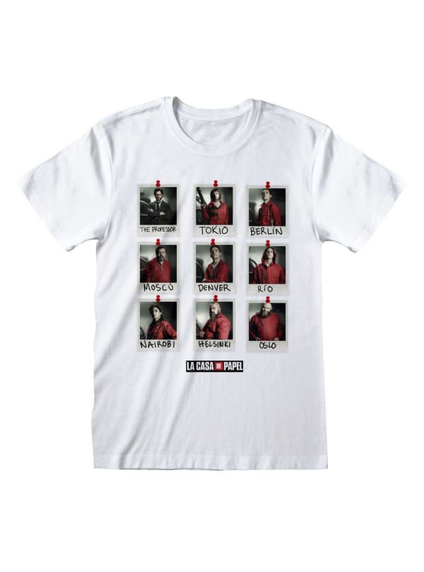 Papirhuset T-shirt voksne i hvid XXL