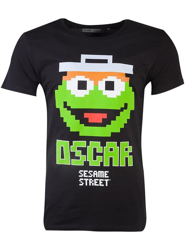 Oscar The Grouch T-shirt til mænd - Sesame Street XL