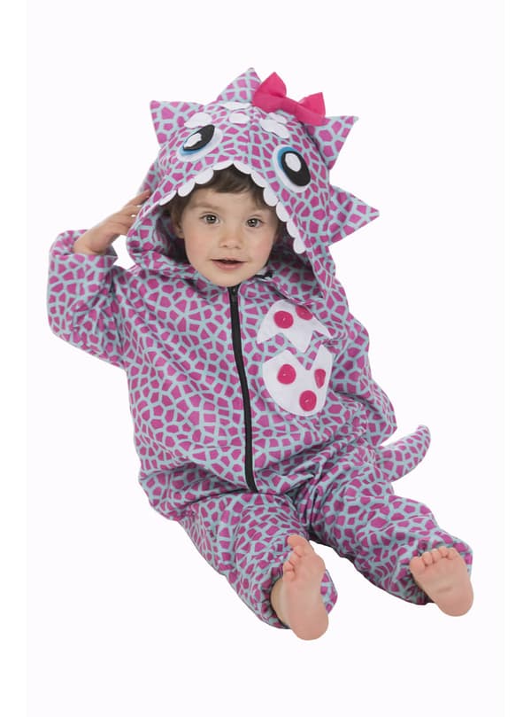 Pink dinosaur kostume til babyer 18 months