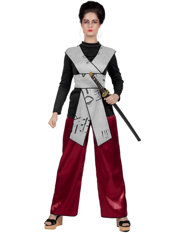 Samurai kostume til kvinder XL