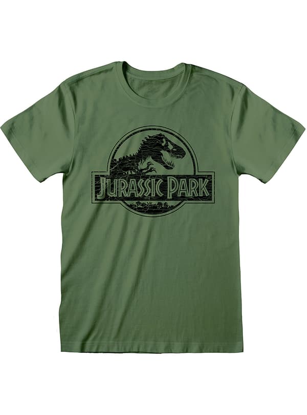 Jurassic Park T-shirt för honom grön