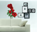Miniatyrbild 1 av 2: Rosor, väggdekor - wallstickers