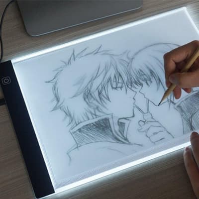 A4 LED Ljusbord / Ritplatta / Ljusplatta - Portabel