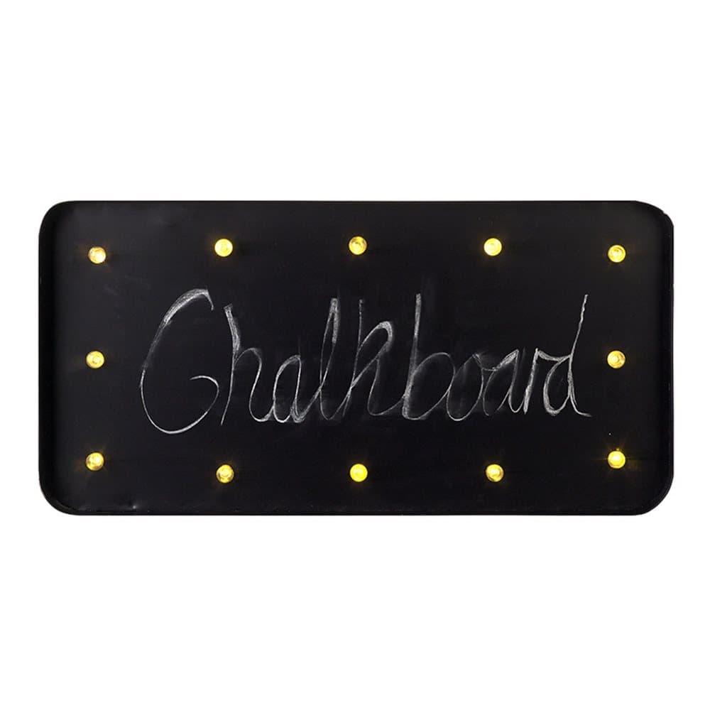 Chalkboard LED Plaque
