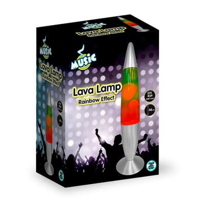 Lava lamp Rainbow Effect 48cm