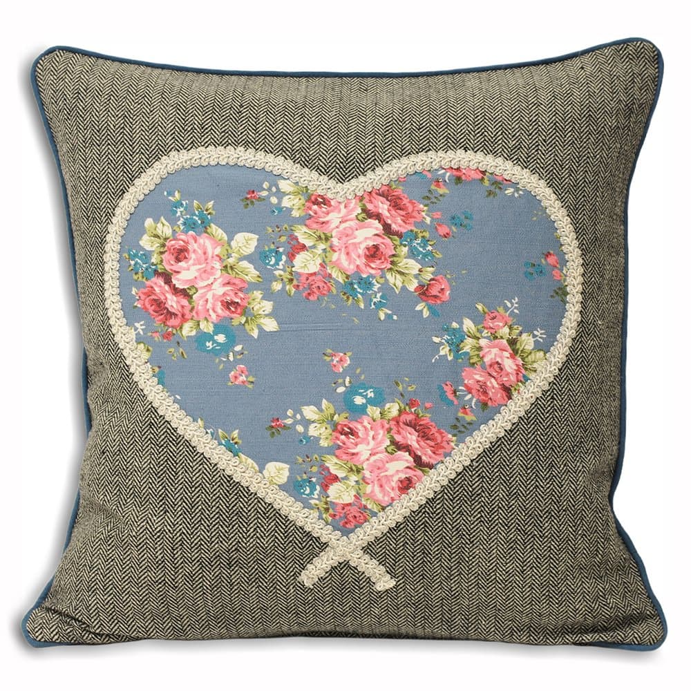 Riva Home Sweet Cottage Heart Cushion Cover