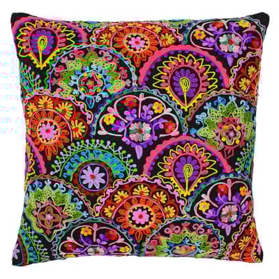 Paoletti Neon Fans Cushion Cover