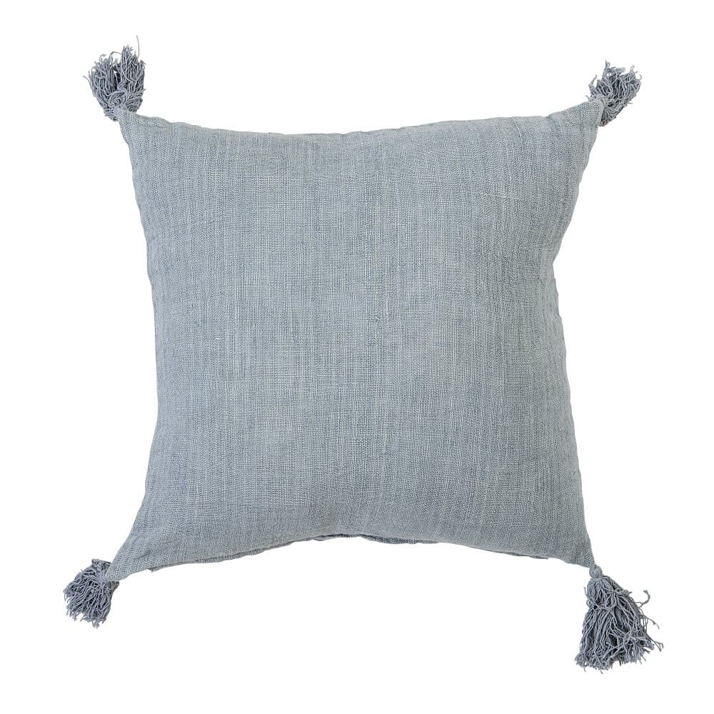 Bloomingville Pute Lin Lengde 50 cm, Bredde 50 cm Blå