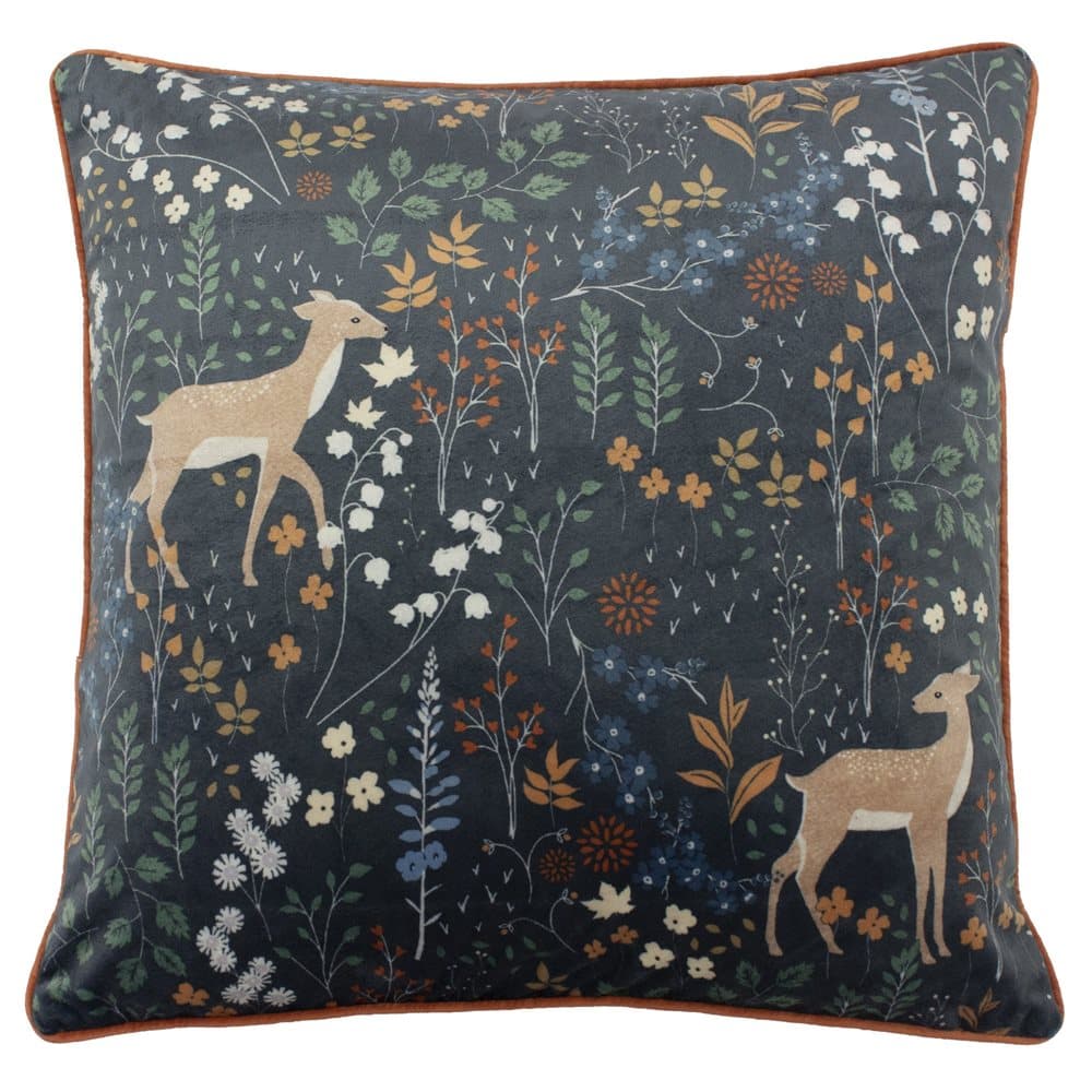 Furn Richmond Woodland And Botanical Design Feather Filled Cushion