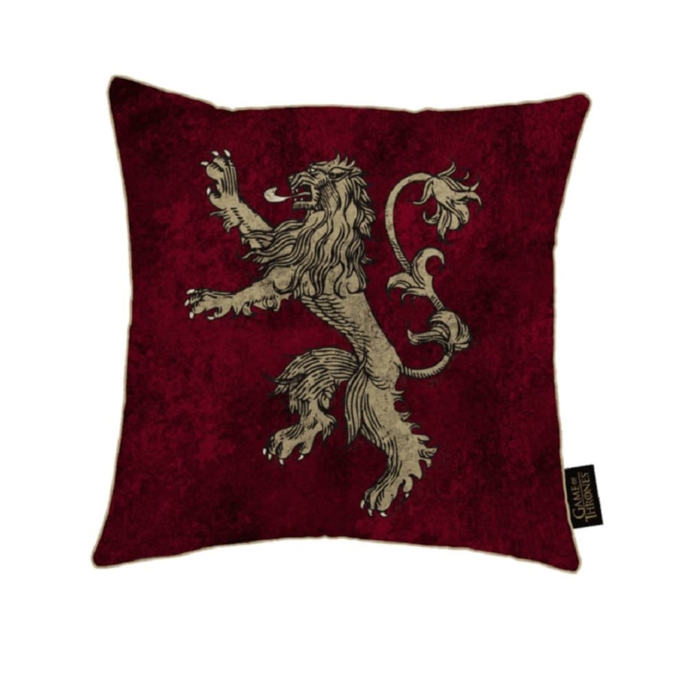 Game of Thrones Canvas Cushion with Lannister Design