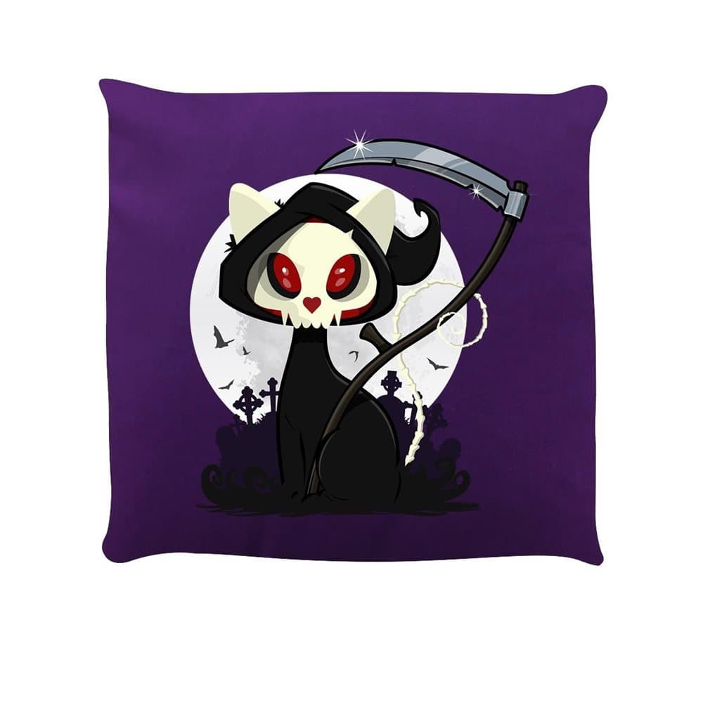 Grindstore Beelzebub The Cat Reaper Cushion