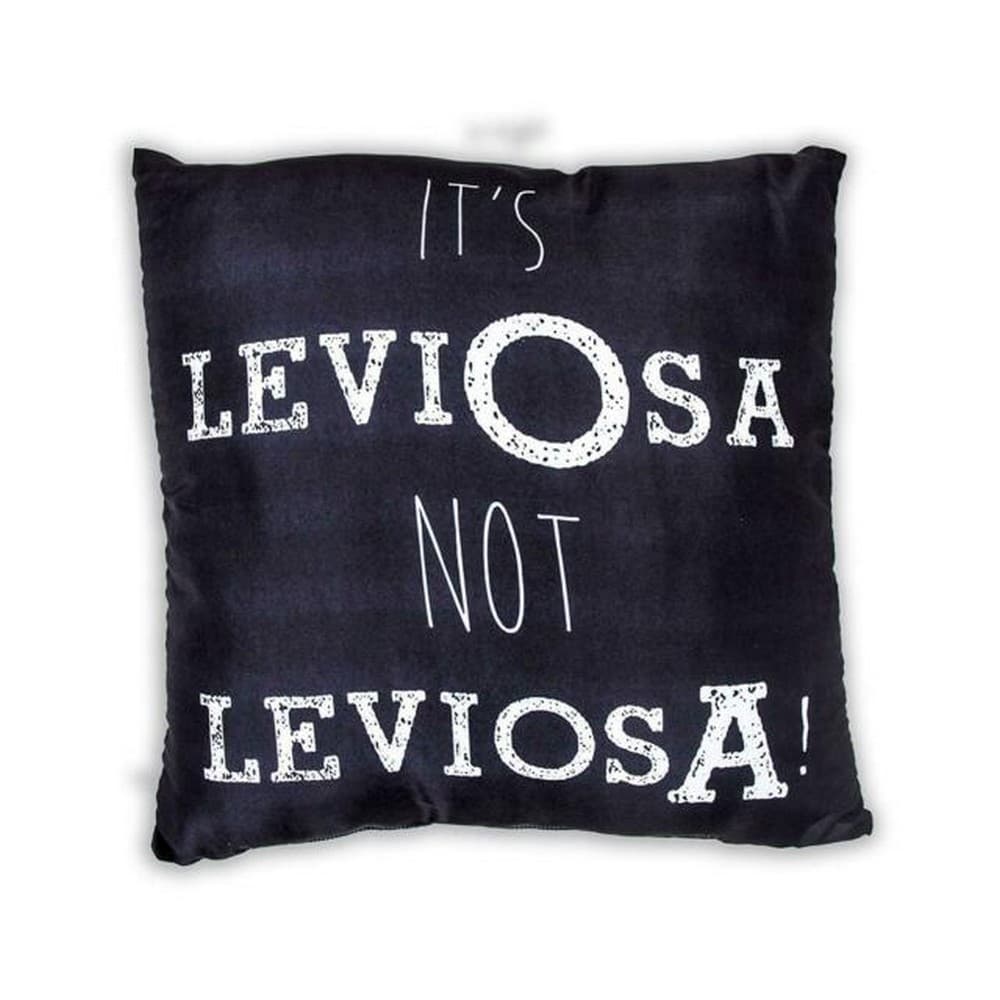 Harry Potter Leviosa Noir Square Cushion