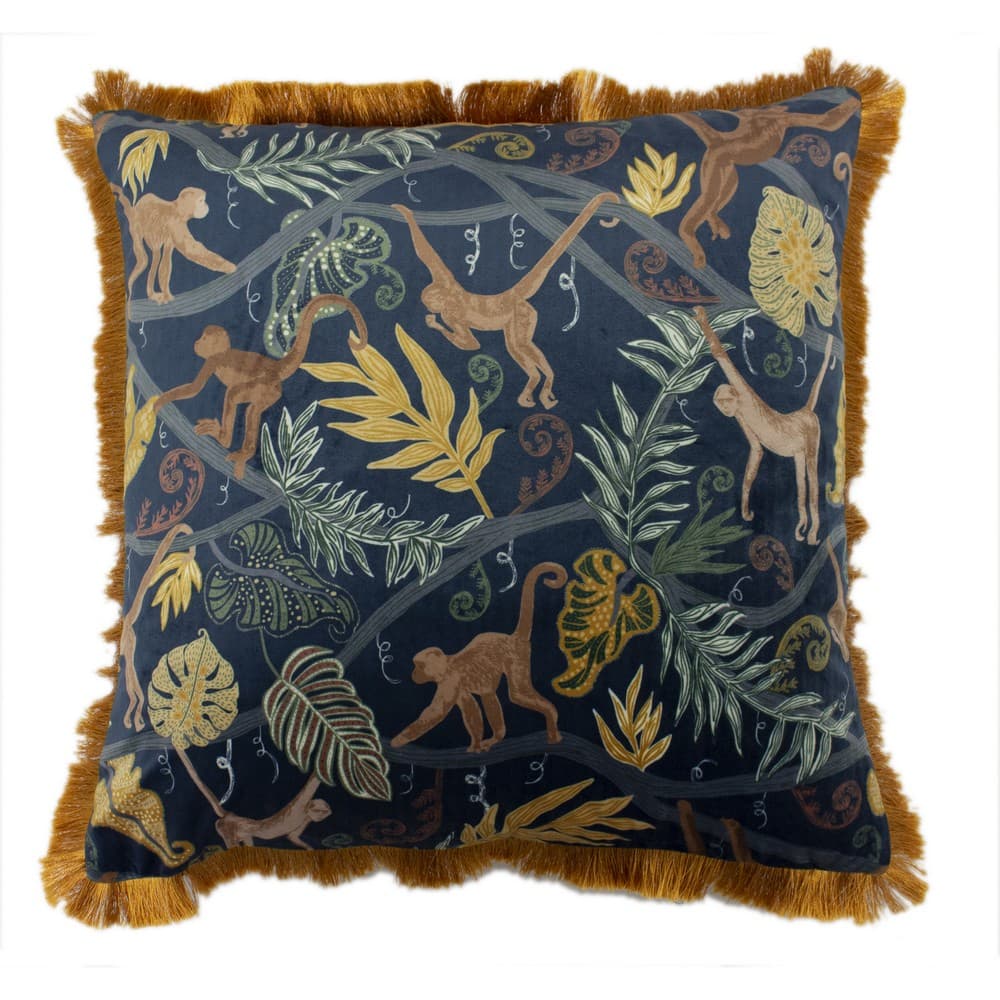 Furn Monkey Forest Feather Cushion